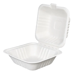 Bagasse Hinged Containers