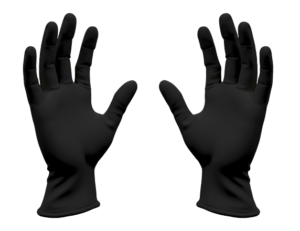 Black Nitrile Gloves